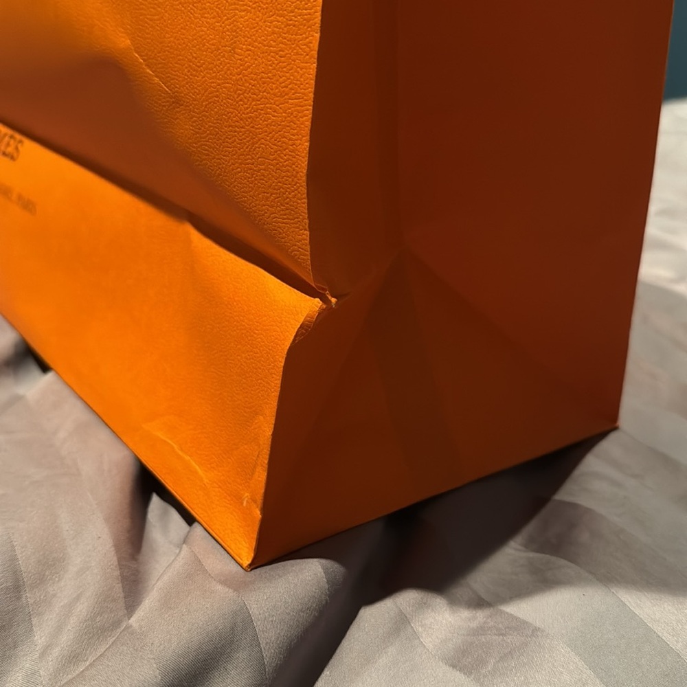Authentic Hermes Paper Shopping Bag - image 2